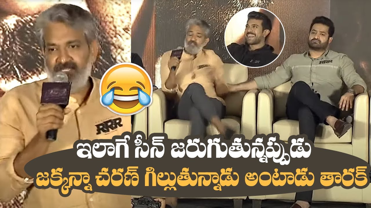 SS Rajamouli Shares A Hilarious Incident During RRR Shoot | Ram Charan | NTR | Manastars