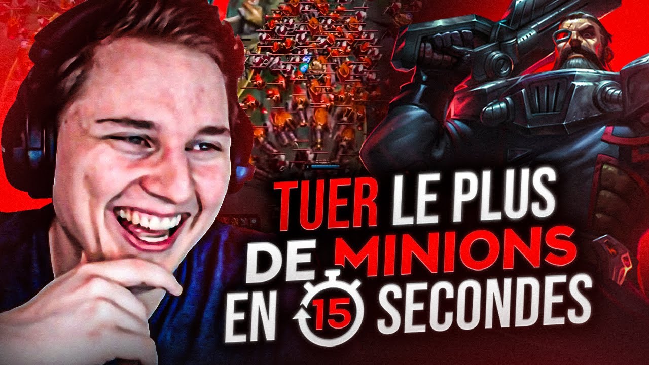 15s POUR TUER LE PLUS DE MINIONS POSSIBLE! : SPEEDRUN - Pandore Reacts
