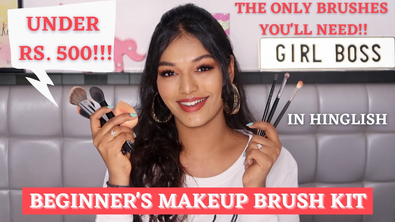 The ONLY 6 Makeup Brushes you'll need - UNDER Rs. 500 + How to Use them | Sarah Sarosh