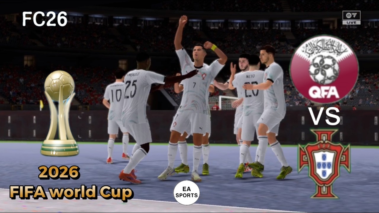 (EA SPORTS) FC26 2026 FIFA World Cup  Portugal VS Qatar  2026 피파월드컵  포르투칼 VS 카타르