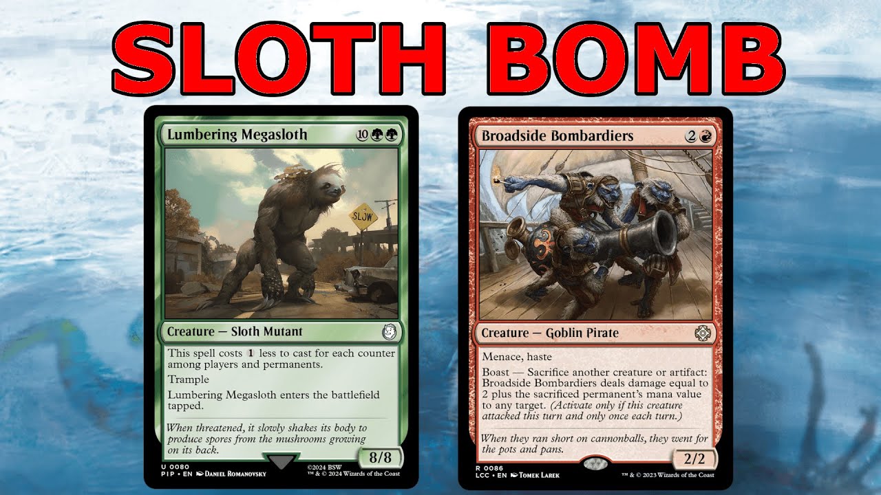 THE ULTIMATE SLOTH-BASED COMBO!  Sloth Bomb (Legacy MTG)