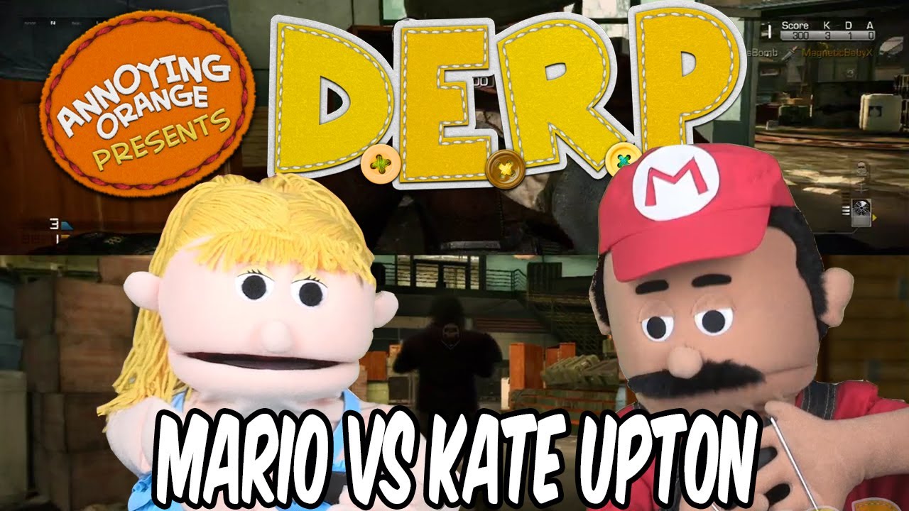 Kate Upton Demolishes Mario in CoD! [DERP]