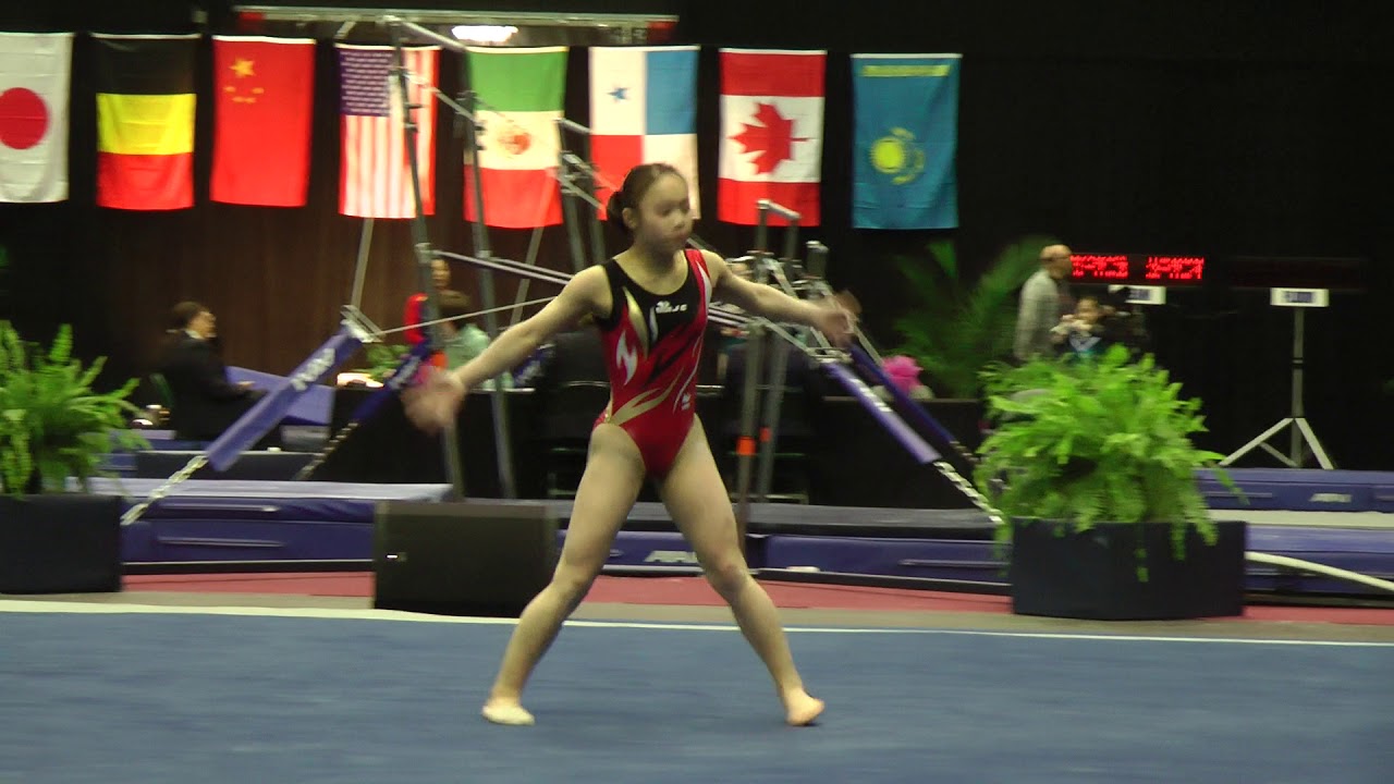 Yuna Endo Floor - 2018 WOGA Classic