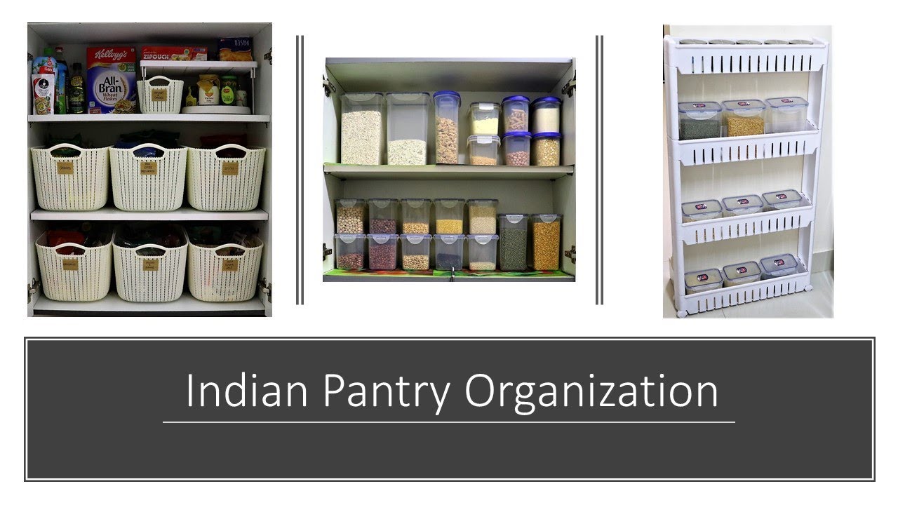 Kitchen Organization Ideas - Indian Pantry Organization