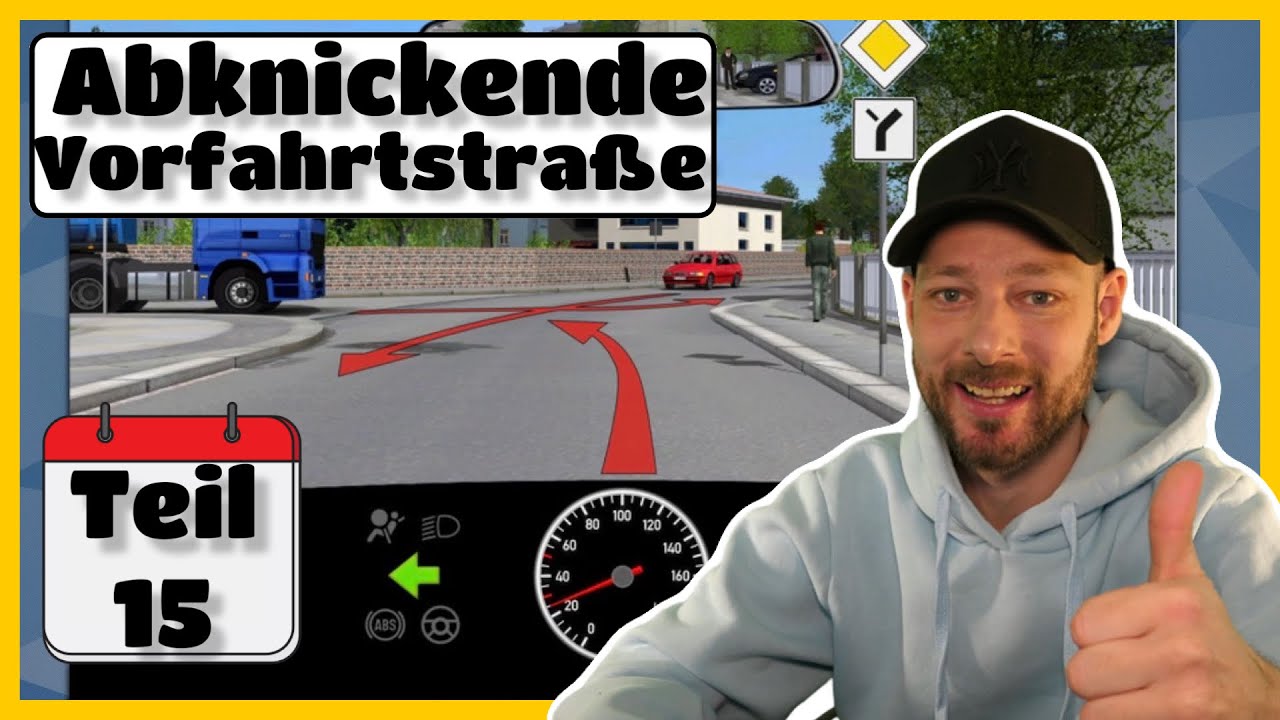 Abknickende Vorfahrtsstraße richtig meistern – So geht’s! Teil 15