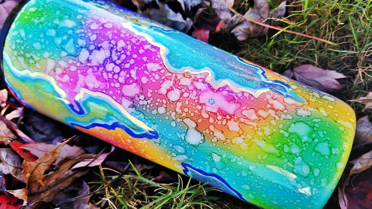 Easiest Most Beautiful Geode Tumbler EVER!!! Tutorial