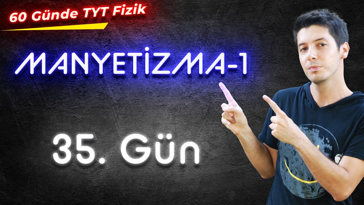 35) Manyetizma - 1 / Sağ El Kuralı. Düz Telden Geçen Akımın Oluşturduğu Manyetik Alan ve Sorular