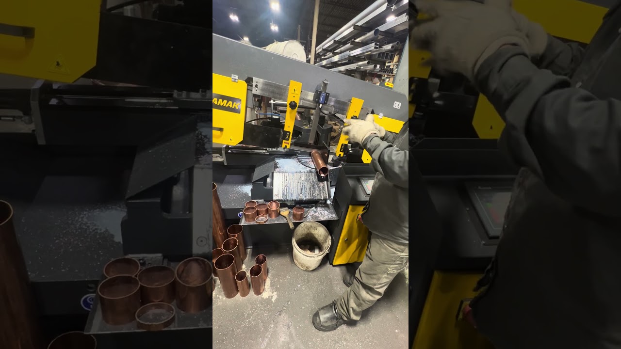 Auto feed bandsaw (BMSO 350 GA) #bandsaw #fabricationwork