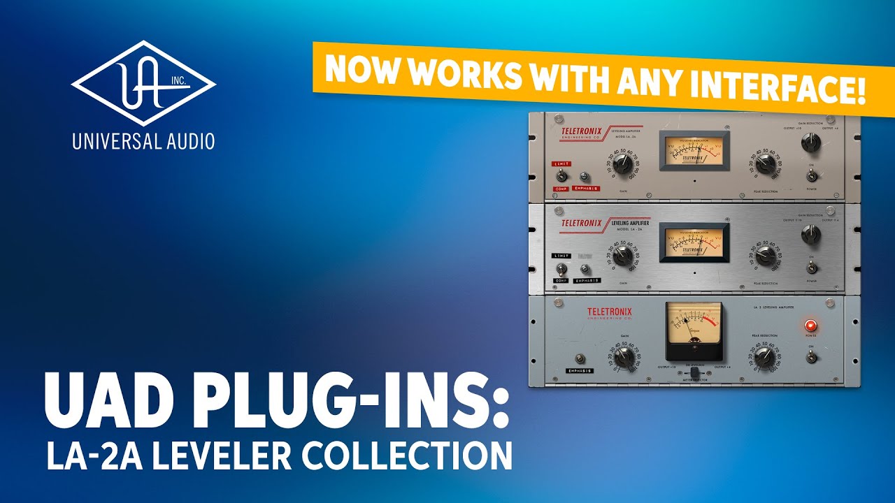 Universal Audio UAD Teletronix LA-2A Leveler Collection Demo