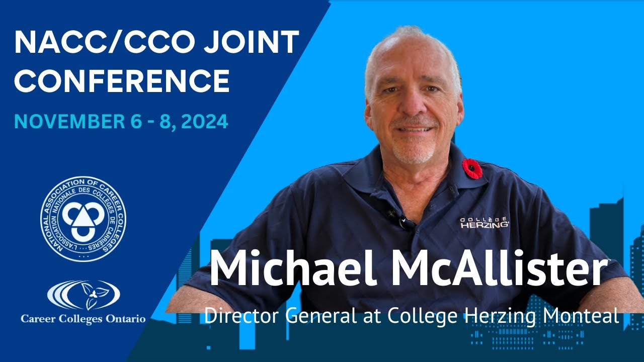 Dr. Michael McAllister | General Director of Herzing College Montreal at NACC & CCO Conference