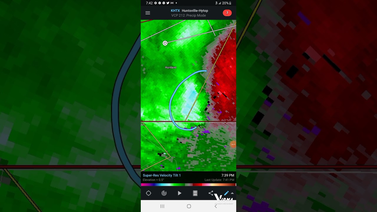 Tornado on Radarscope