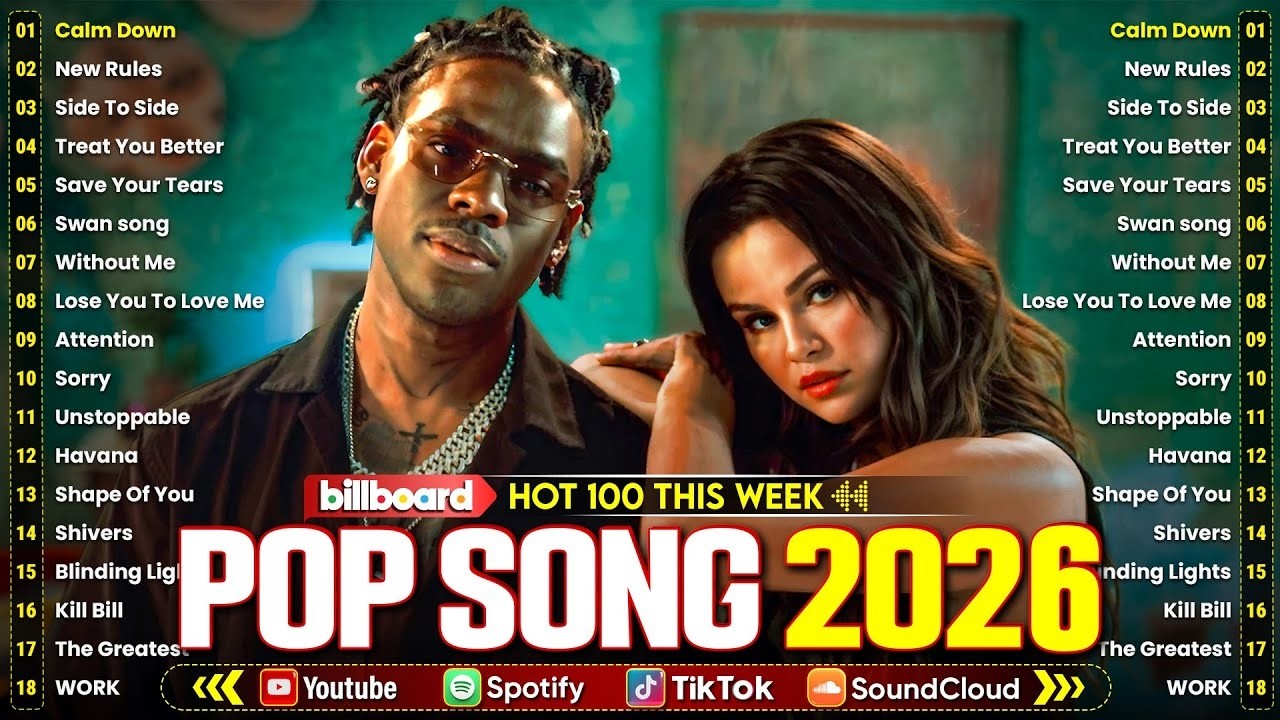 The Weeknd, Taylor Swift, Rihanna, Adele, Dua Lipa, Ariana Grande, Zayn | Billboard Top 50 This Week