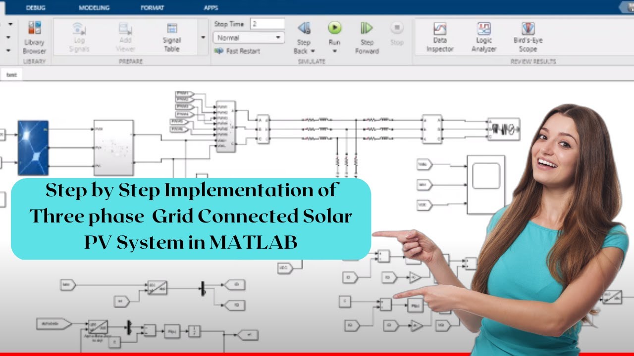 Three-Phase Grid Connected Solar PV System | Step-by-Step Implementation in MATLAB/Simulink