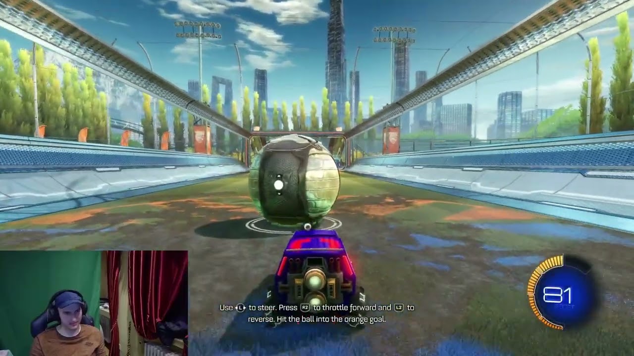 First time playing rocket league!