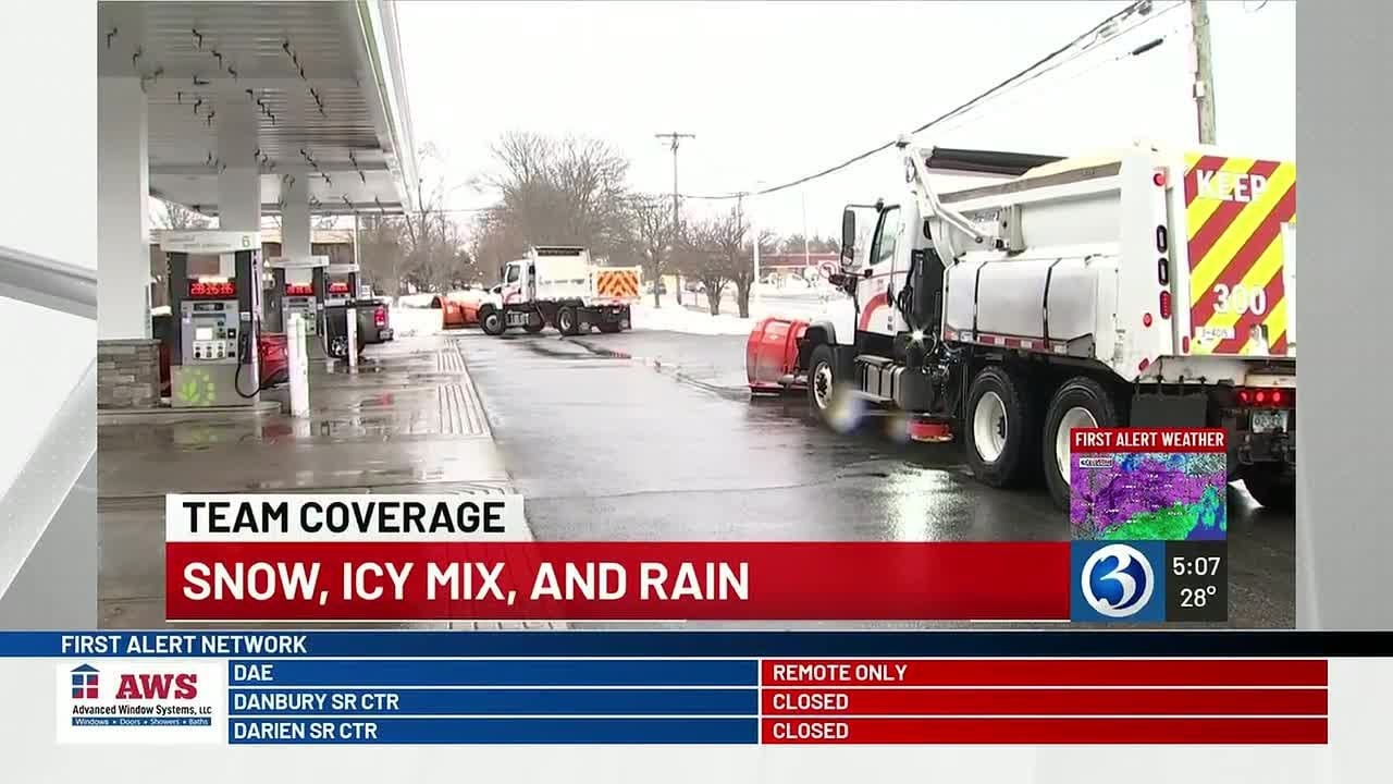 Several crashes reported on CT highways as snow, slick roads create dangerous conditions