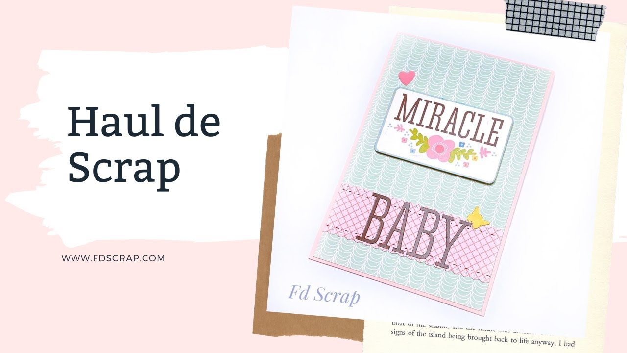 #TUTORIAL: #TARJETA DE BIENVENIDA AL BEB&Eacute; / #SCRAP #DIY #SCRAPBOOK