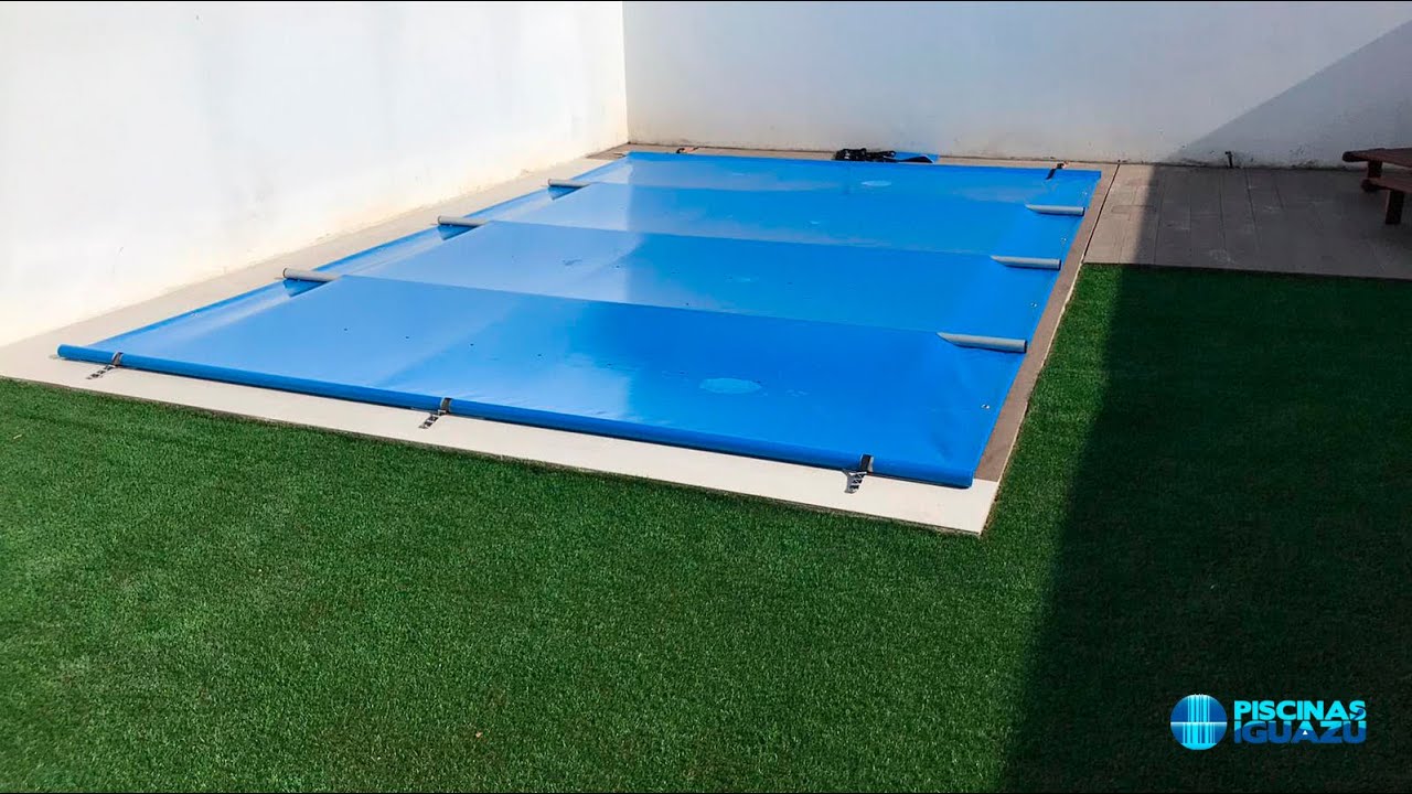 Cobertor de Barras para piscina.