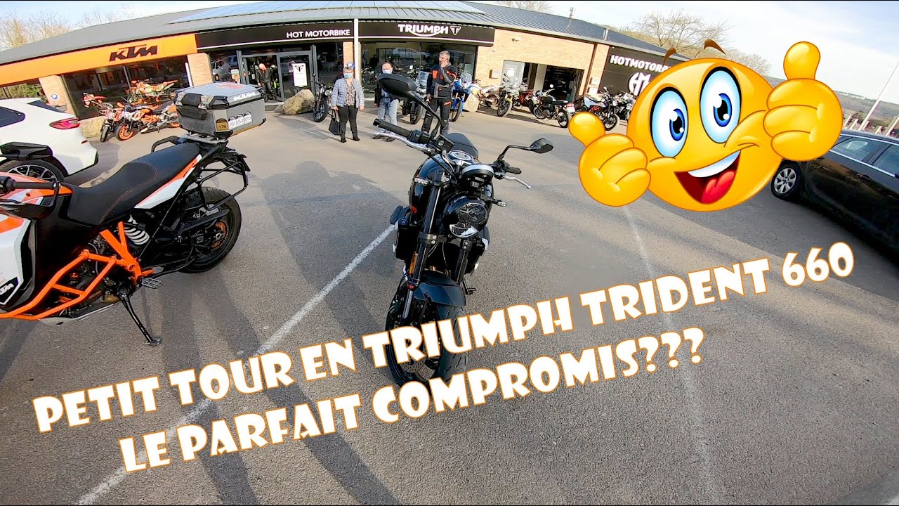Petit tour en Triumph Trident 660 - Le parfait compromis???