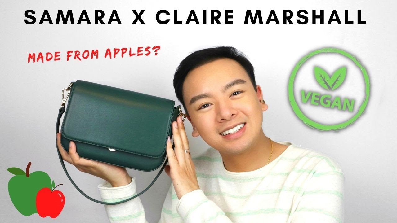 MADE FROM APPLES? | Samara x Claire Luxury Vegan Apple Leather Crossbody Review/ModShot/Whatfits