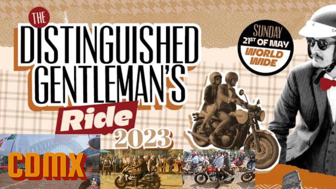 The Distinguished Gentleman's Ride 2023 Ciudad de México #DGR #CDMX #Royal Enfield