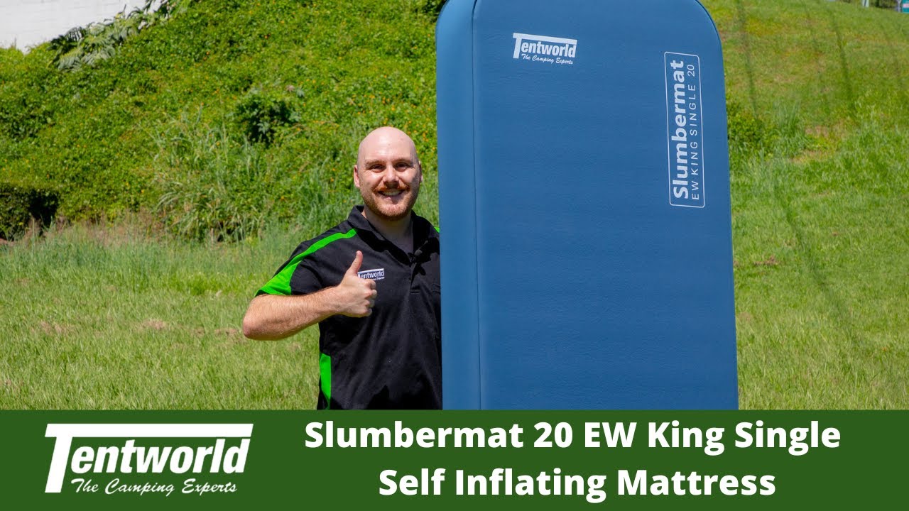Tentworld Slumbermat 20 Extra Wide King Single Self Inflating Mattress - First in Australia!