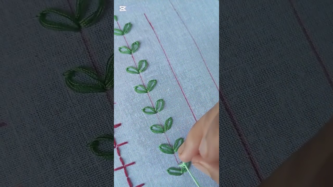 4 basic embroidery styles 🪡😄 #foryou #embroiderylover #embroiderydesign 