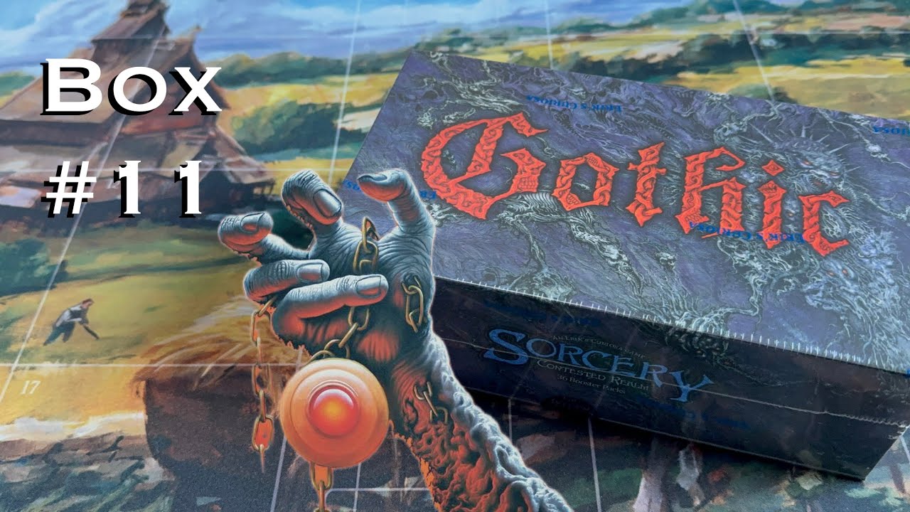 Распаковка бустера Sorcery GOTHIC №11