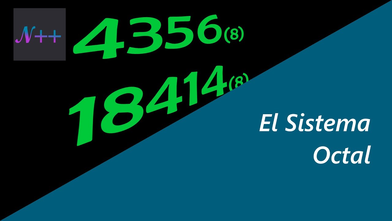 El Sistema Octal explicado de forma sencilla