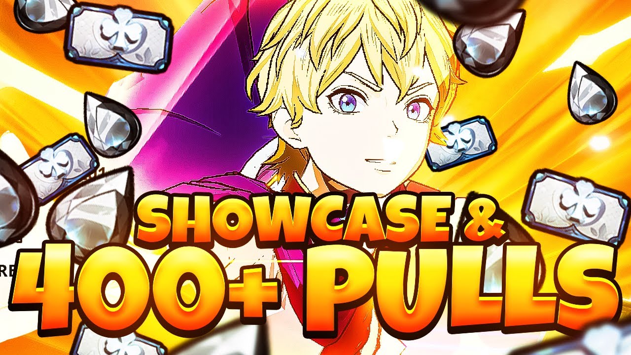 10 PULL CODE! 400+ PULLS & SHOWCASE FOR LUMIERE! 1st ANNI. STARTS NOW!  | Black Clover Mobile