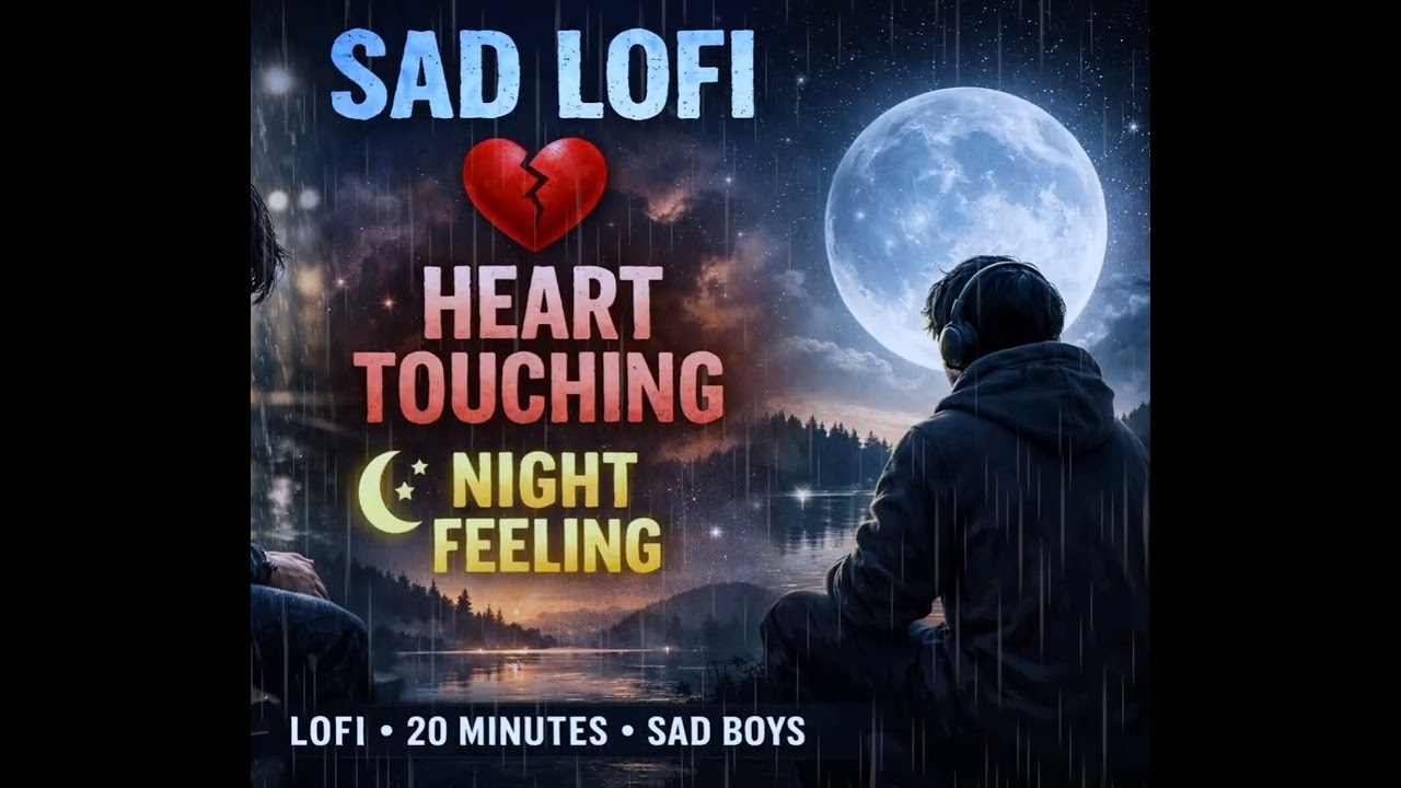 SAD LOFI 💔 Heart Touching Night Feeling | 20 Minutes Sad Lofi for Alone Nights
