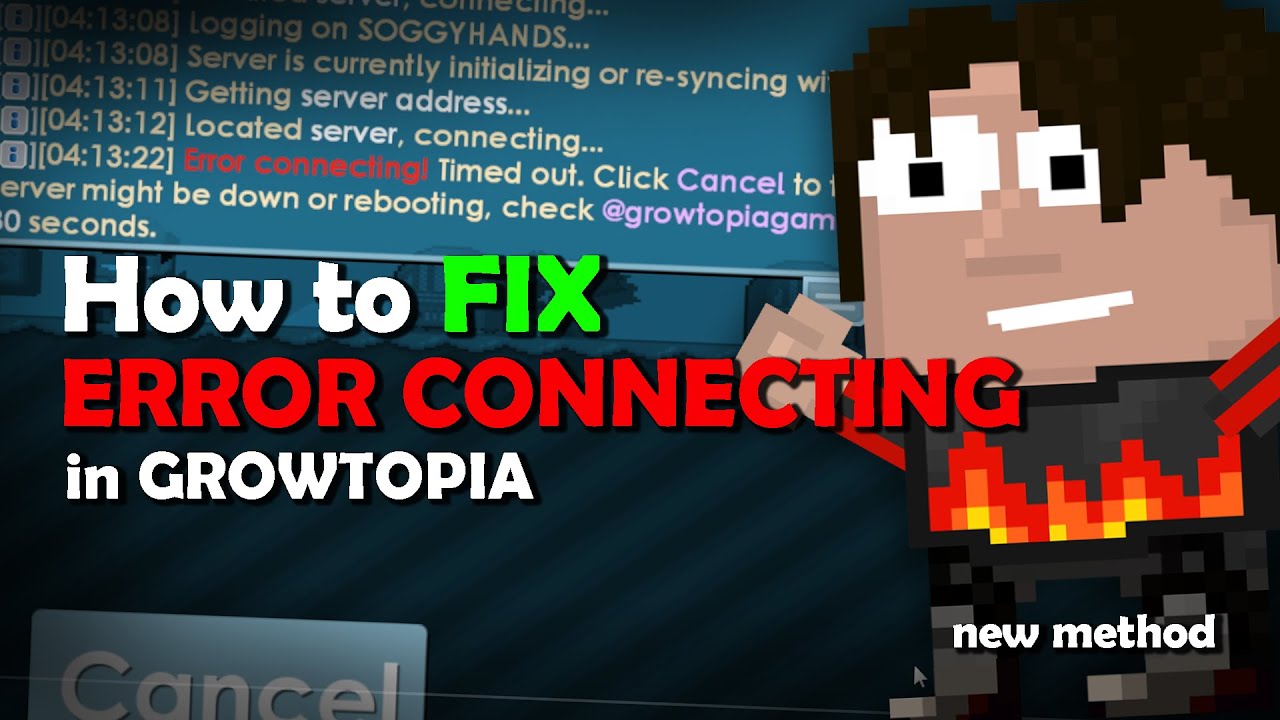 How To Fix ERROR CONNECTING in Growtopia