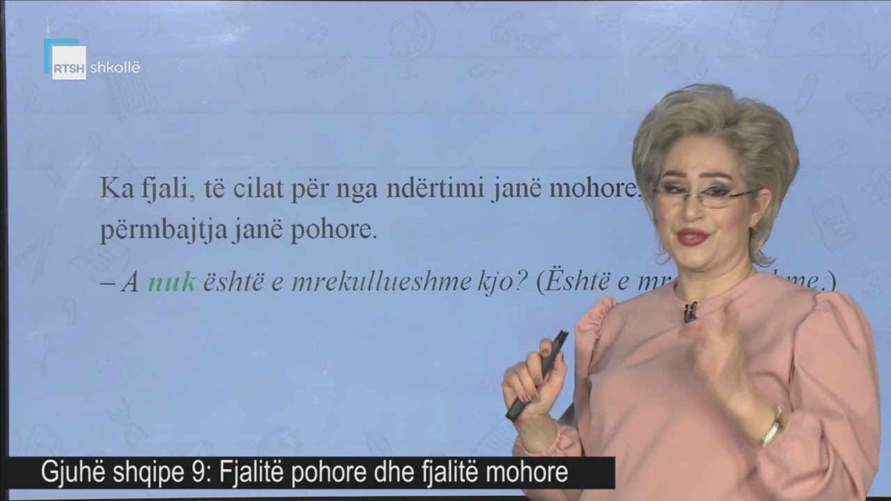 Gjuhë shqipe 9 - Fjalitë pohore dhe fjalitë mohore