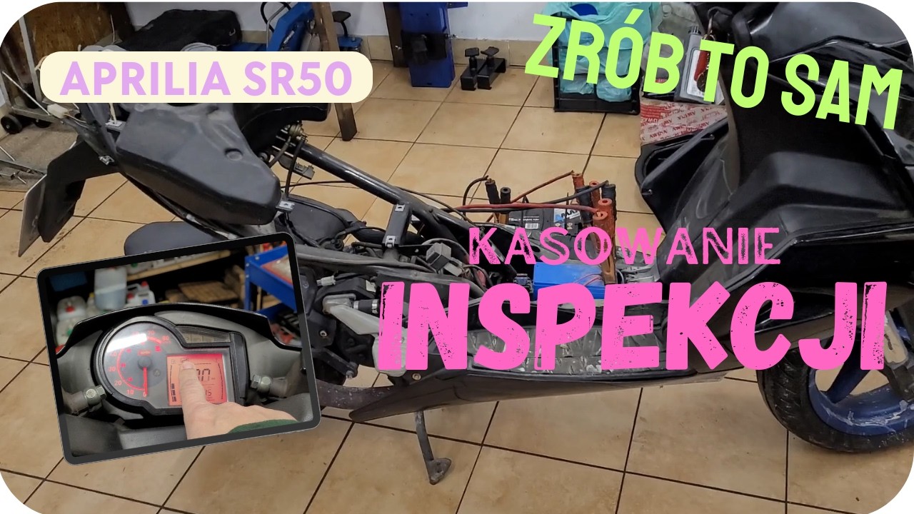Serwis Aprilii SR50: Dziwne zachowanie wariatora, brak iskry i kasowanie inspekcji