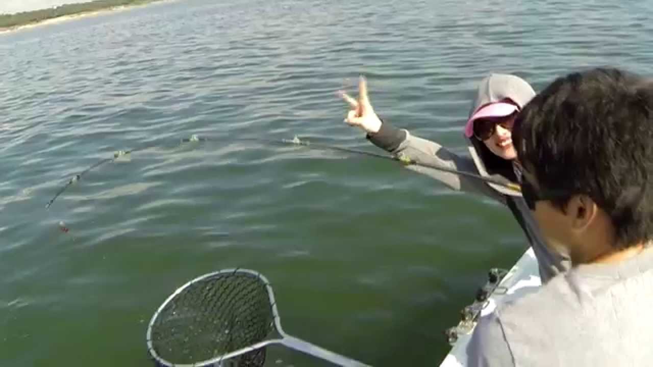 Stripe Bass Fishing Lake Texoma