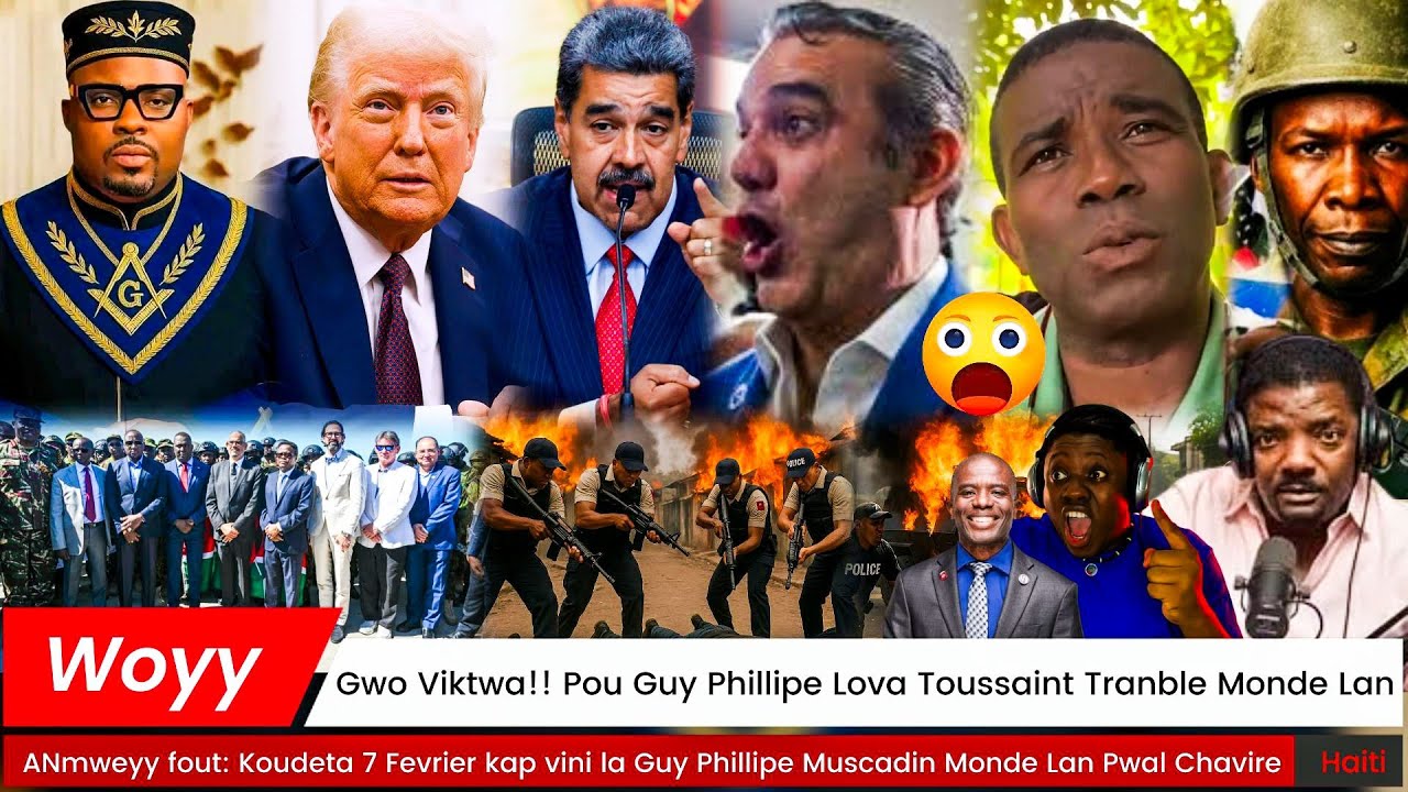 Ayy fout: Lova Toussaint fè gwo Revelasyon Sou Guy Phillipe 7 Fevrier pwal cho!! Mesaj pou D.Trump!!