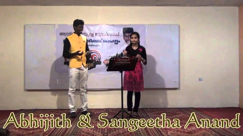 TAMIL MELODY DUET BY SANGEETHA AND ABHIJITH KOLLAM