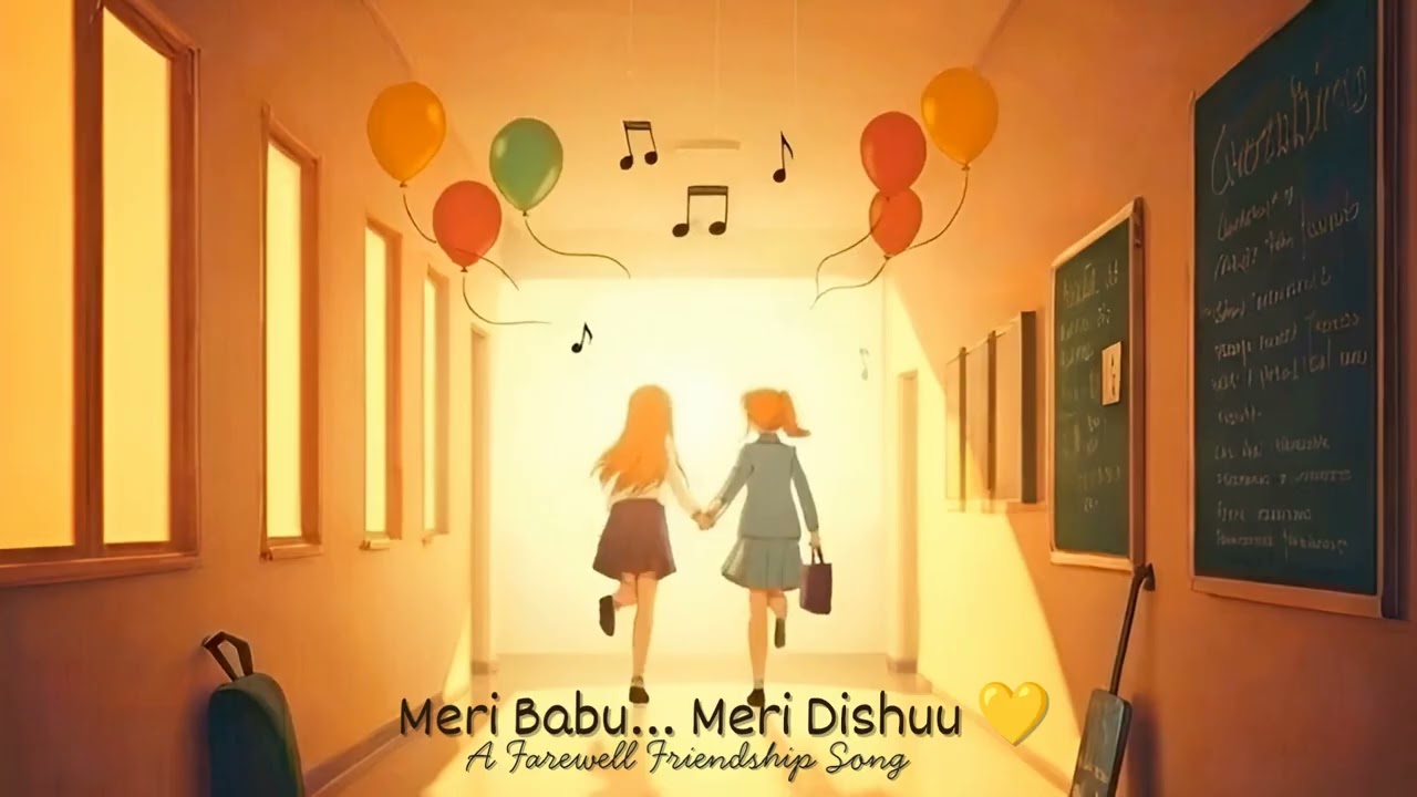 Meri Babu… Meri Dishuu 💛 | A Farewell Friendship Song | Emotional Hindi Song