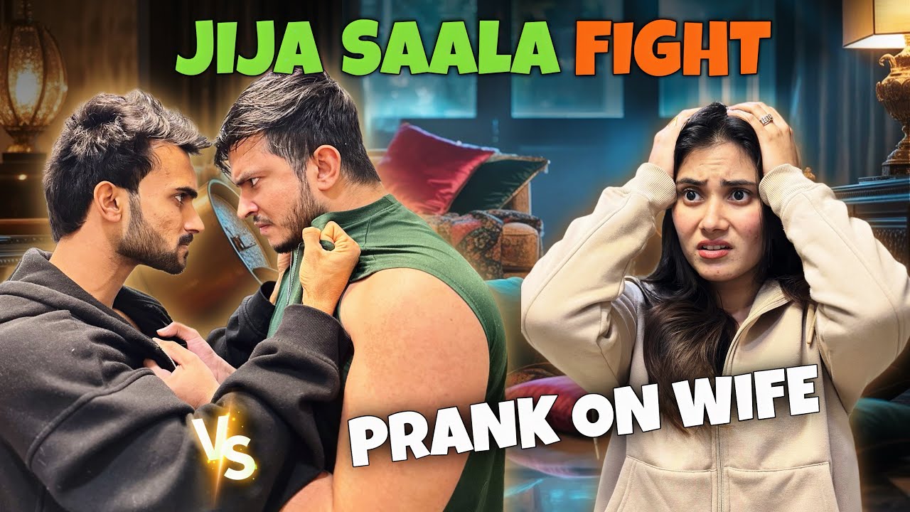 Jija saala fight prank on wife🤪 Tanshi vlogs