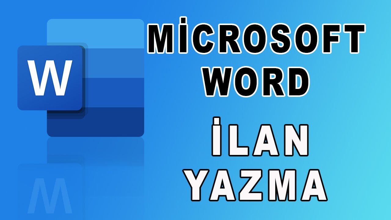 Microsoft Word ile kiralık daire satılık araç afişi hazırlama