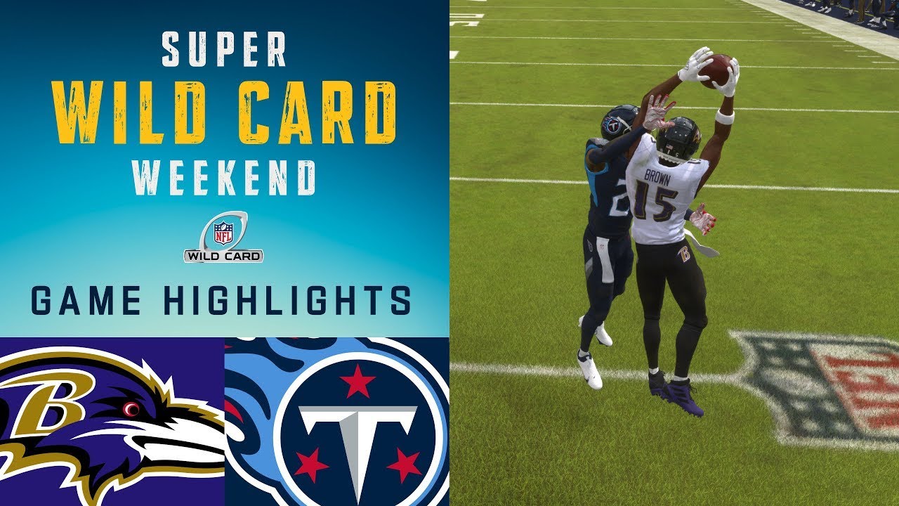 Ravens vs. Titans Wildcard Round | Madden 21 Simulation Highlights