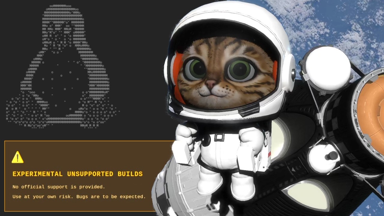 First NATIVE Linux Build For Kitten Space Agency