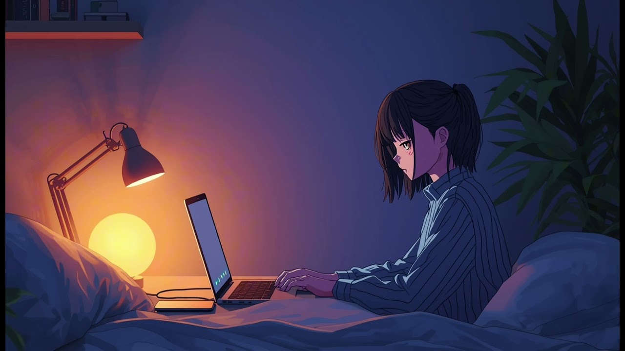 Moonlight Workspace 🌙 | Chill Lo‑Fi for Late Night Coding (4  Min Focus)