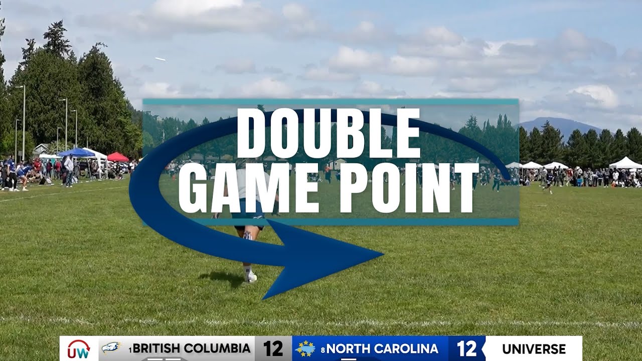 Double Game Point: British Columbia vs. North Carolina