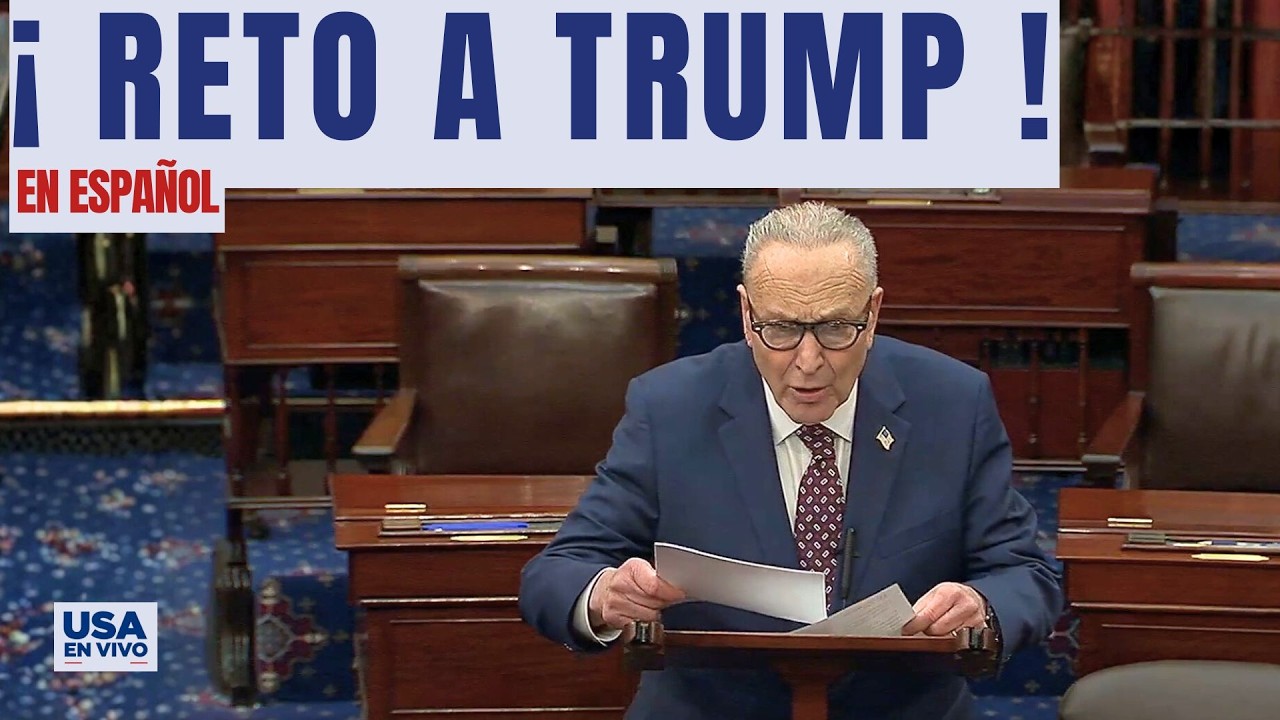 ¡URGENTE! Schumer EXPLONE contra abusos ICE: Agentes sin ID - Reto a Trump | USA EN VIVO 🔴