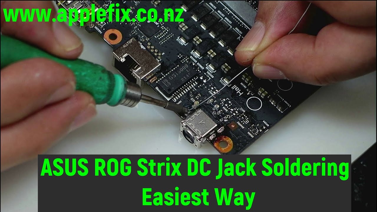 ASUS ROG Strix G513QY DC Power Jack Charging Port Replacement | DC Jack Repair Hamilton New Zealand