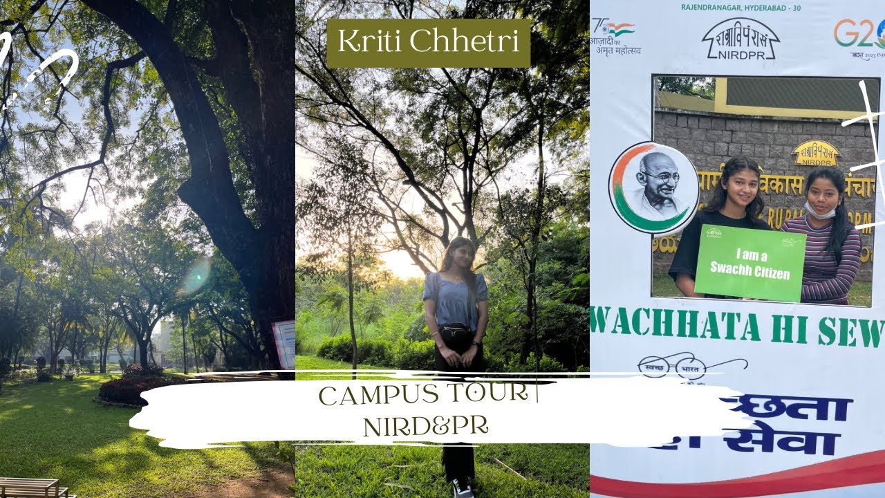 Life in Hyderabad 📍| CAMPUS TOUR | NIRD&PR | PGDM- RM
