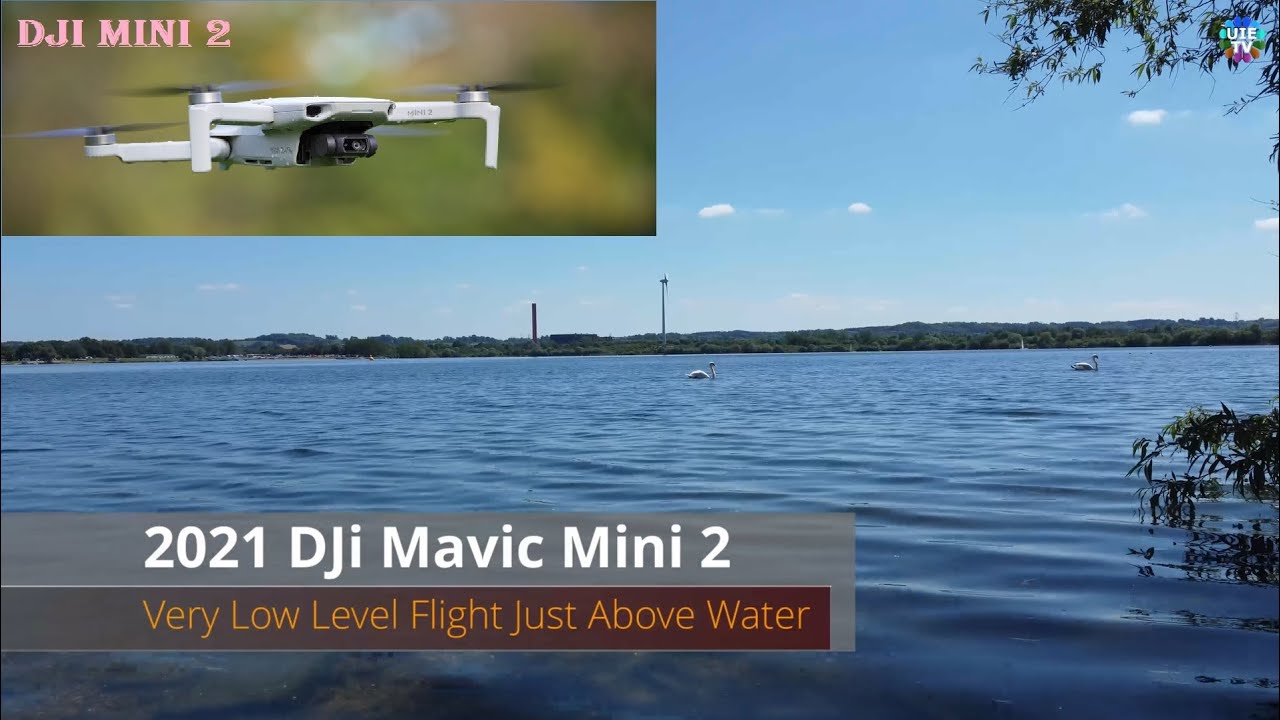 Best Flight Just Above Lake Water, Low Level Flight of New DJi Mavic Mini 2, Ultra HD 4k Video