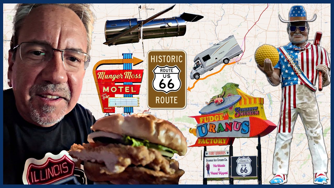 🚐 Route 66 Episode 9: Missouri | Rolla to Springfield | Devil’s Elbow & Uranus Fudge Factory