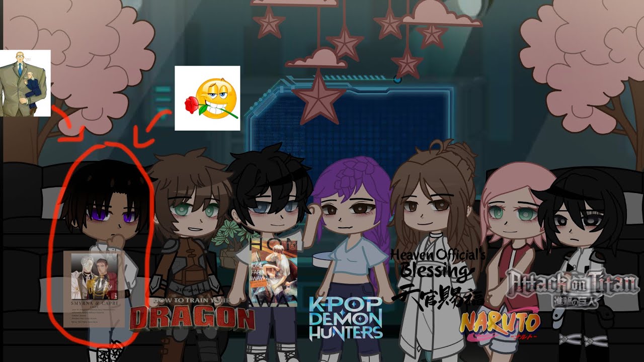 2X -[🌺Fandoms react to eachother🌺]- Part 1/7 ~Smyrna and Capri~ Theo peserus😋