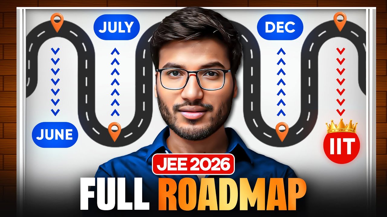 JEE 2026 : PERFECT 7 Months PLAN to Crack JEE if you start now.